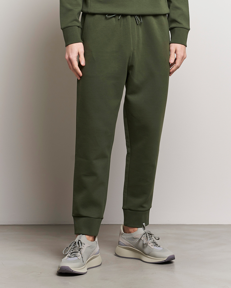 Herr | Byxor | BOSS GREEN | Hadiko Sweatpants Open Green