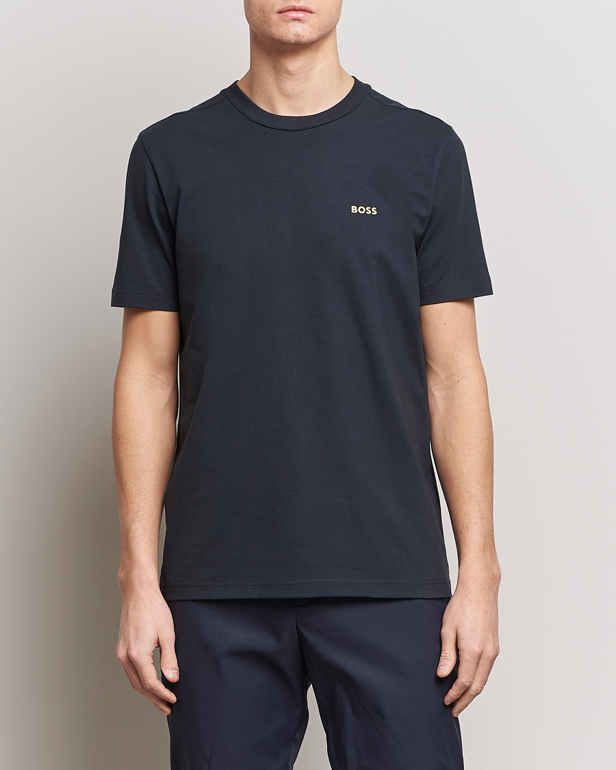 Herr | Kortärmade t-shirts | BOSS GREEN | Crew Neck T-Shirt Dark Blue