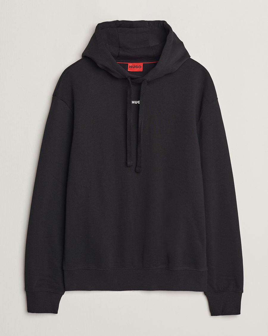 Herr | Tröjor | HUGO | Dapo Logo Hoodie Black