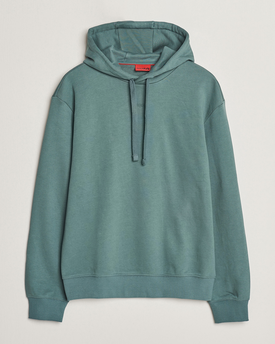 Herr | Tröjor | HUGO | Dapo Logo Hoodie Dark Green