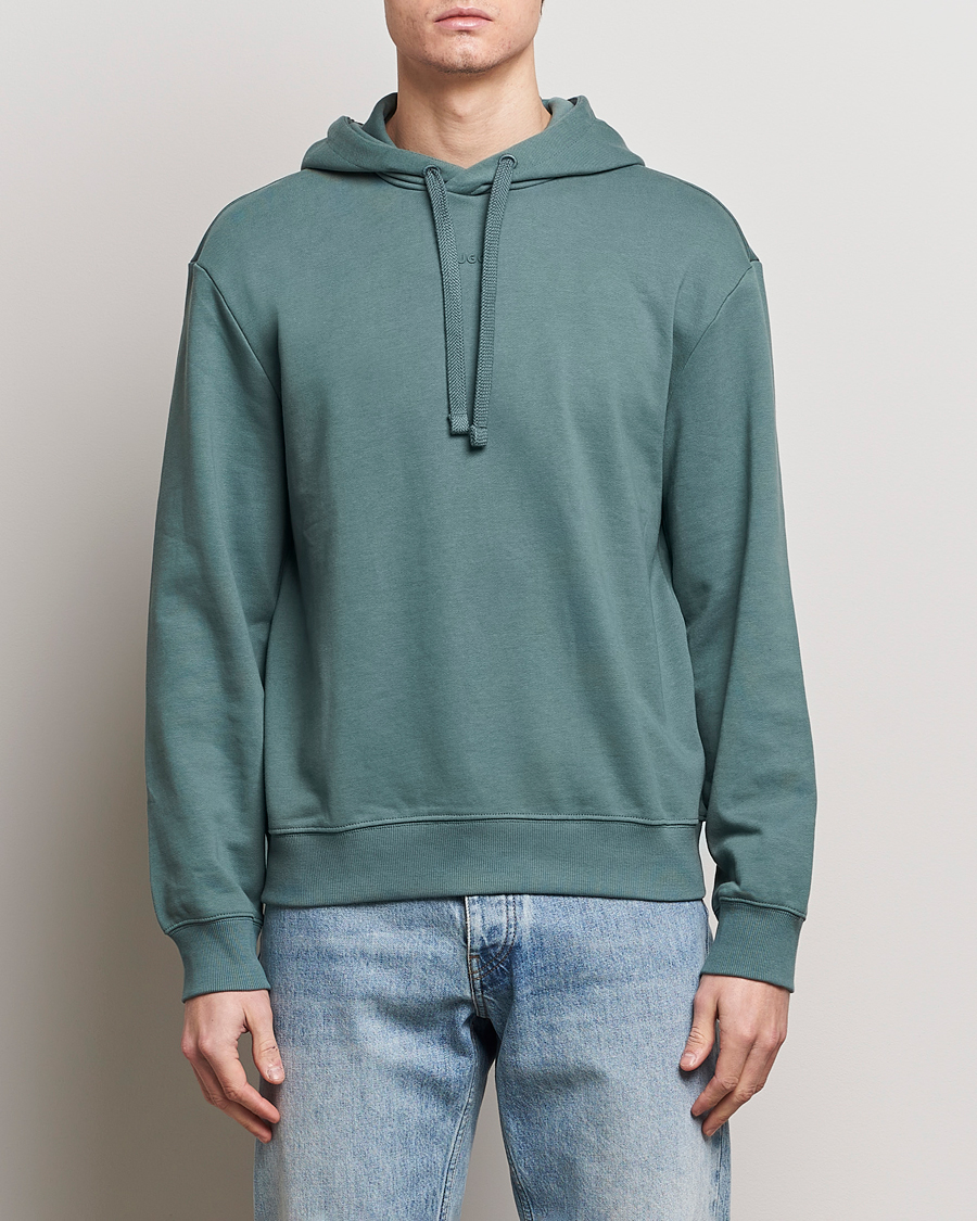 Herr | Tröjor | HUGO | Dapo Logo Hoodie Dark Green