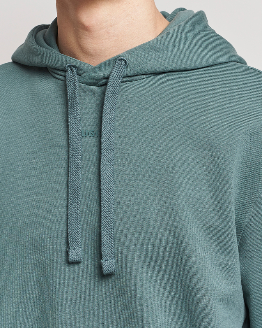 Herr | Tröjor | HUGO | Dapo Logo Hoodie Dark Green