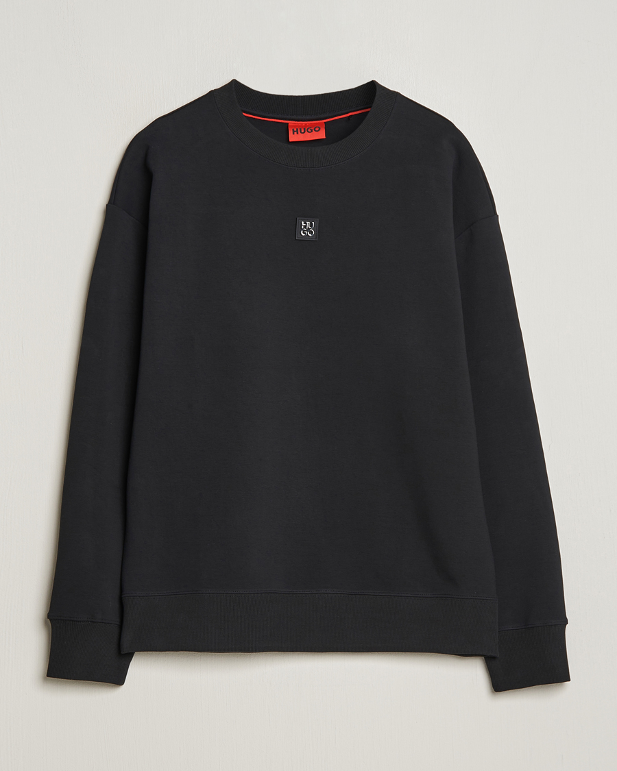 Herr | Tröjor | HUGO | Dettil Logo Sweatshirt Black