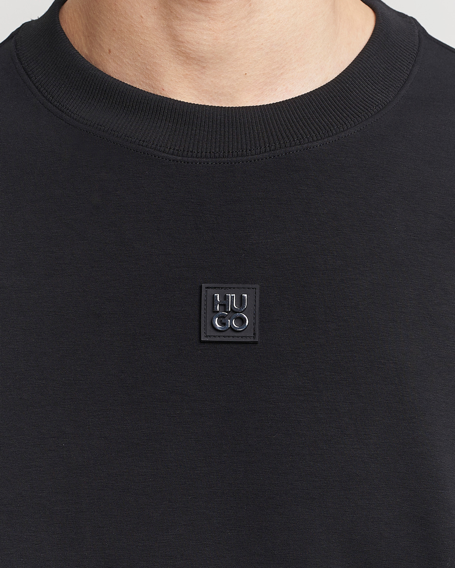 Herr | Tröjor | HUGO | Dettil Logo Sweatshirt Black