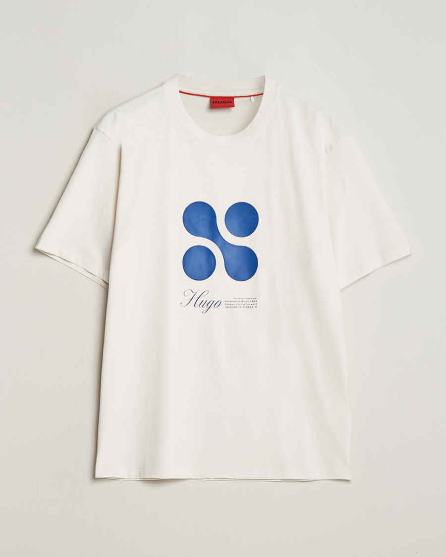 Herr | T-Shirts | HUGO | Dooling Logo T-Shirt Open White