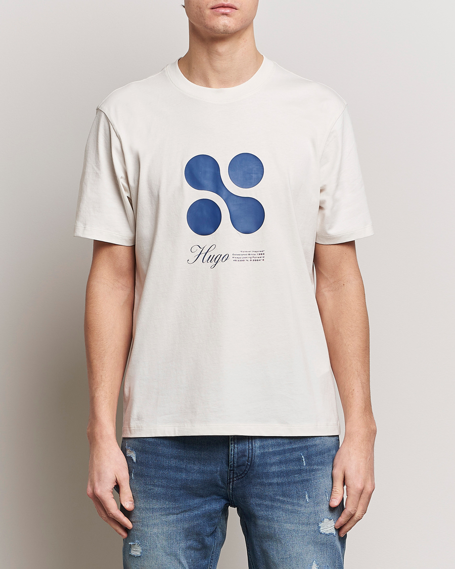 Herr | HUGO | HUGO | Dooling Logo T-Shirt Open White