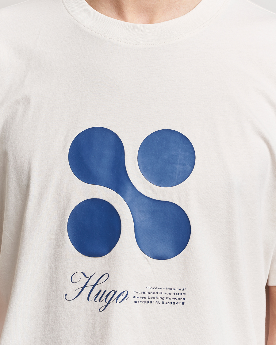 Herr | T-Shirts | HUGO | Dooling Logo T-Shirt Open White