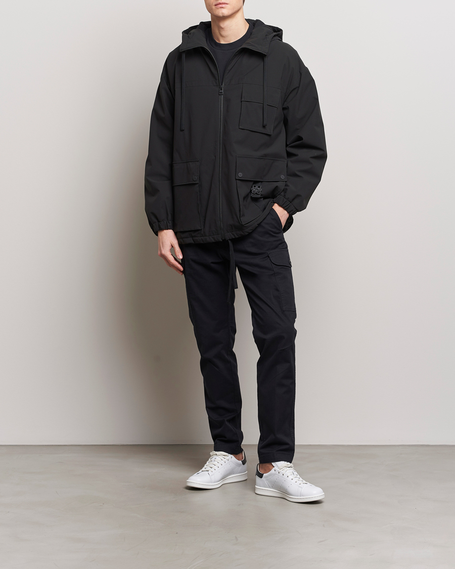 Herr | Jackor | HUGO | Borjo Hooded Jacket Black