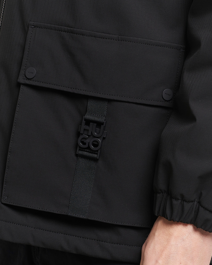 Herr | Jackor | HUGO | Borjo Hooded Jacket Black