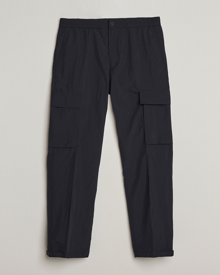 Herr | Byxor | HUGO | Gero Nylon Cargo Pants Black