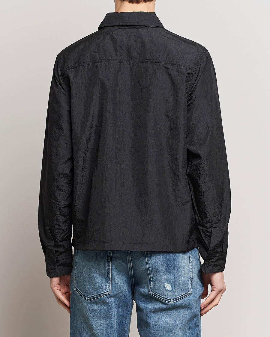Herr | Skjortor | HUGO | Emalo Full-Zip Overshirt Black