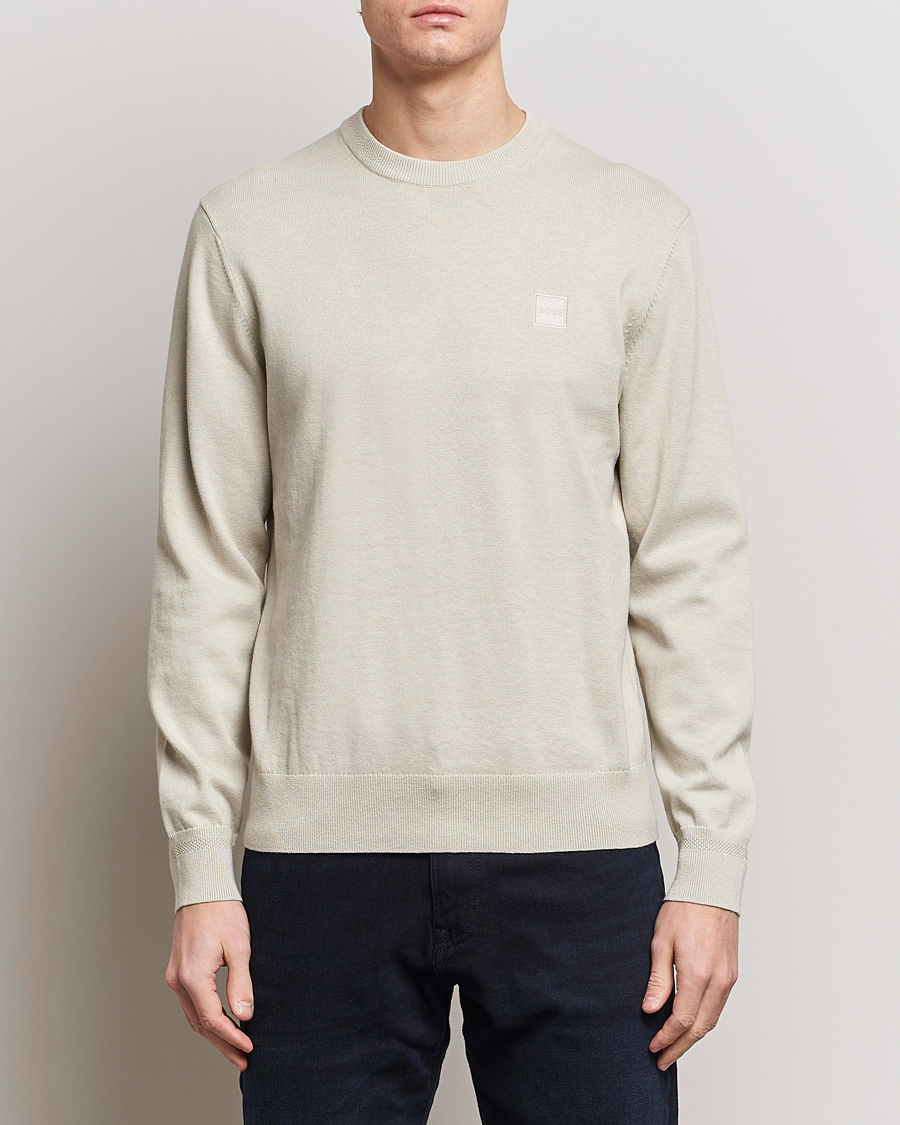 Herr | BOSS ORANGE | BOSS ORANGE | Kanovano Knitted Sweater Light Beige