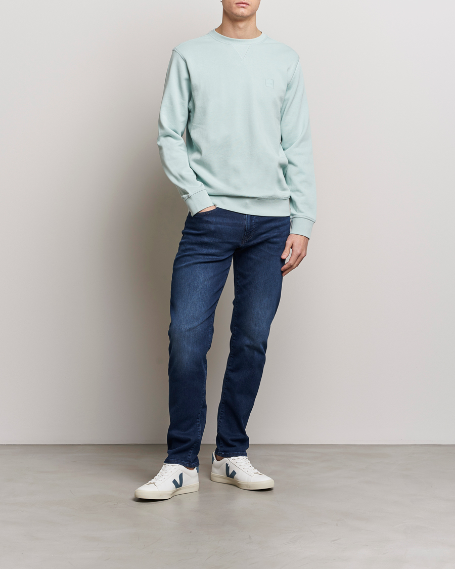 Herr | Tröjor | BOSS ORANGE | Westart Logo Sweatshirt Turquoise