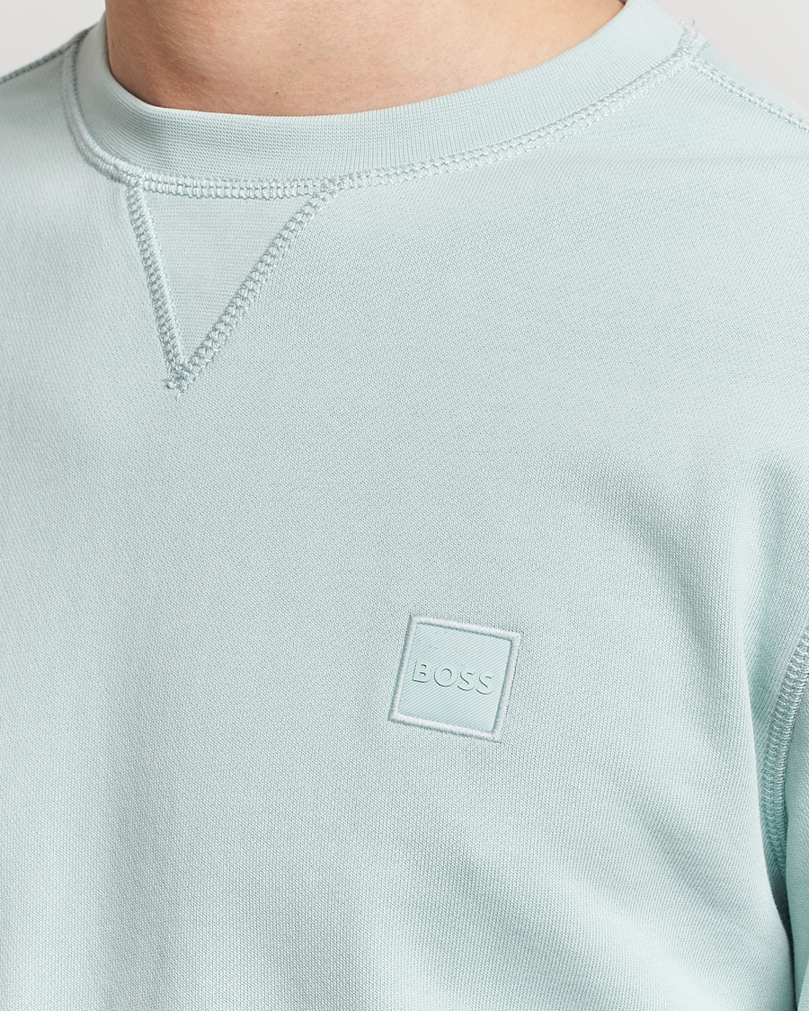 Herr | Tröjor | BOSS ORANGE | Westart Logo Sweatshirt Turquoise