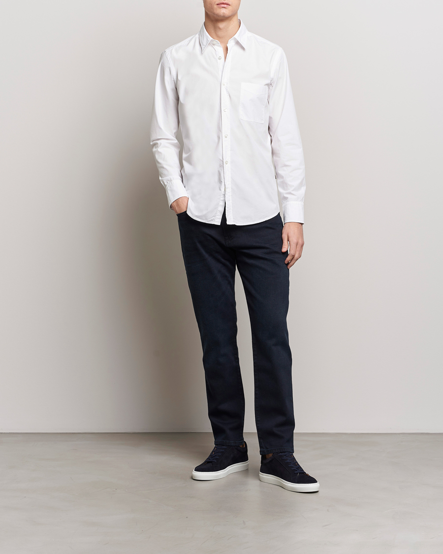 Herr | Skjortor | BOSS ORANGE | Relegant Cotton Pocket Shirt White