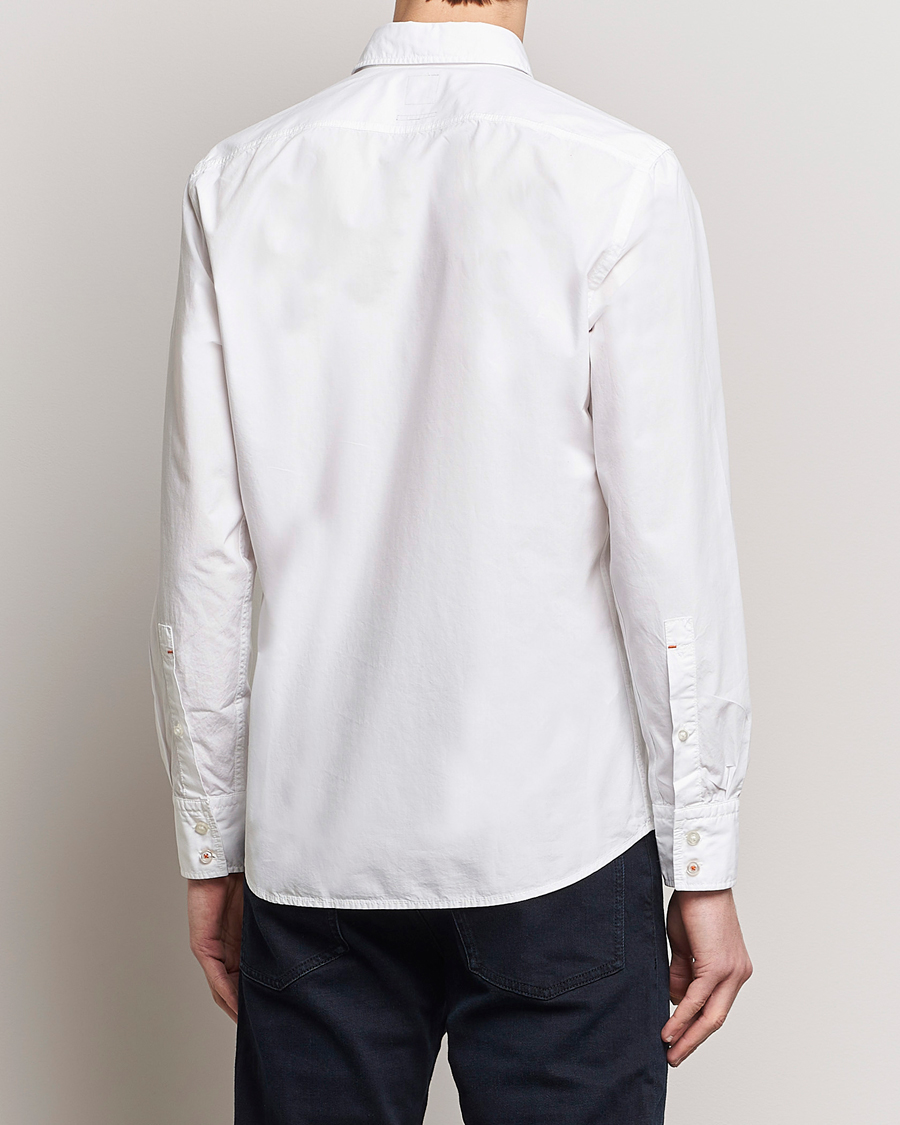 Herr | Skjortor | BOSS ORANGE | Relegant Cotton Pocket Shirt White
