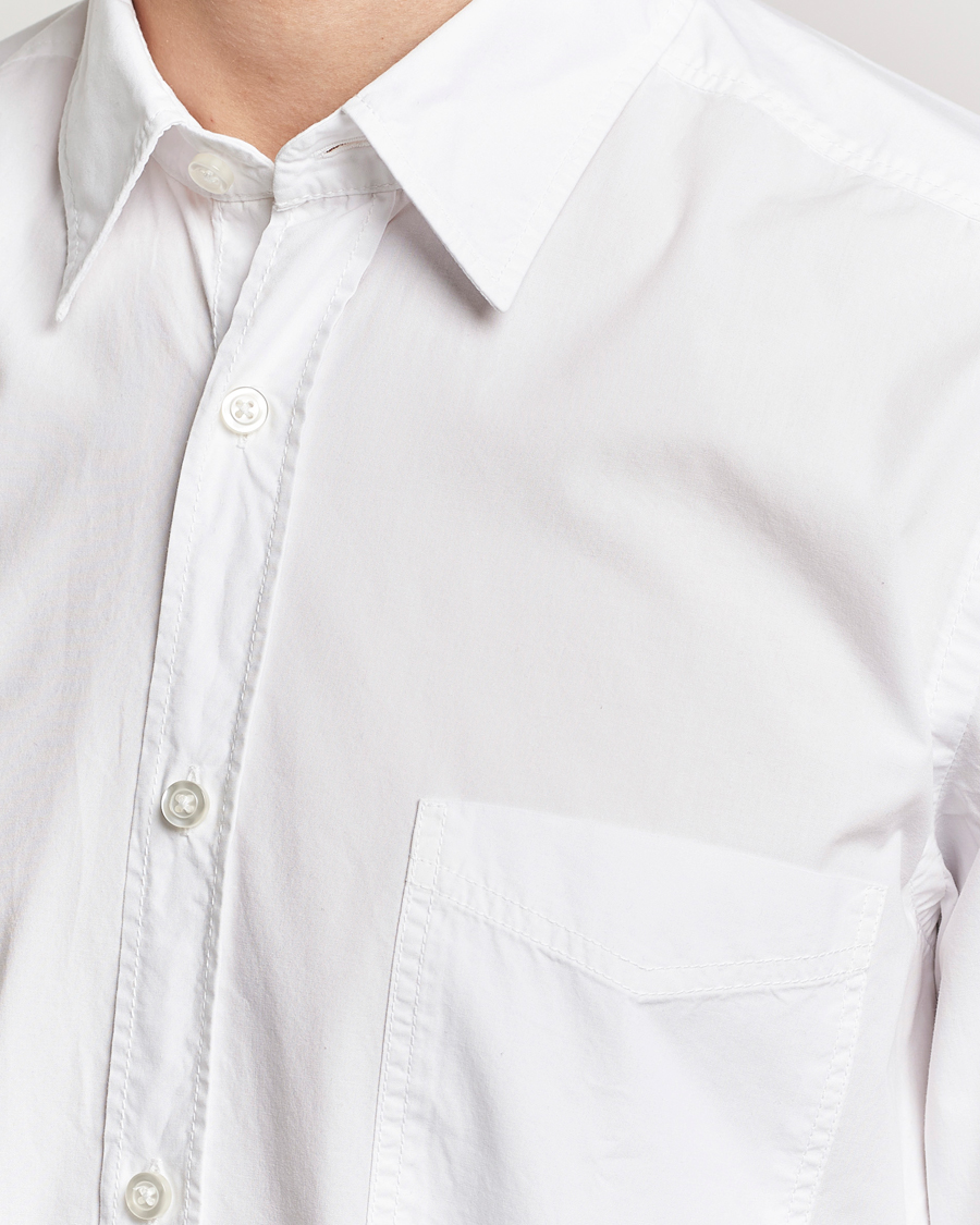 Herr | Skjortor | BOSS ORANGE | Relegant Cotton Pocket Shirt White