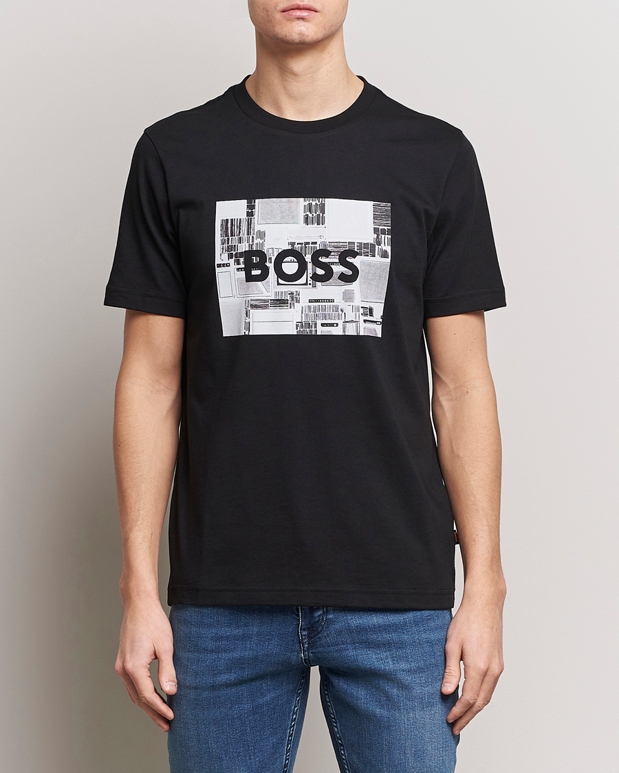 Herr | Lojalitetserbjudande | BOSS ORANGE | Heavy Logo T-Shirt Black