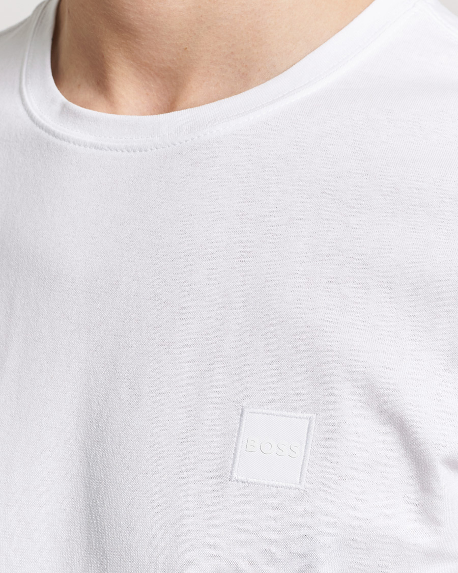Herr | T-Shirts | BOSS ORANGE | Tales Logo Crew Neck T-Shirt White
