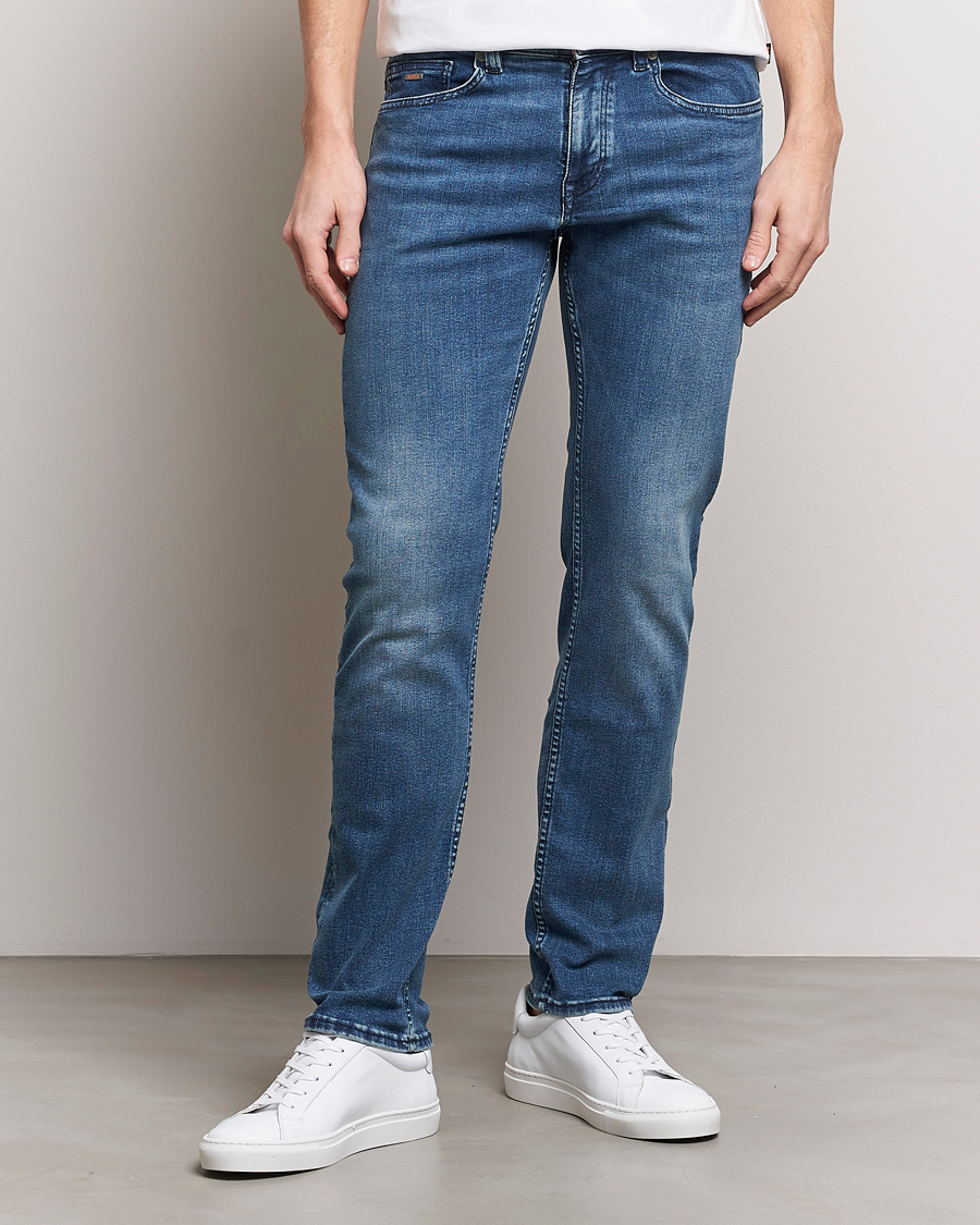 Herr | BOSS | BOSS ORANGE | Delaware Slim Fit Stretch Jeans Bright Blue