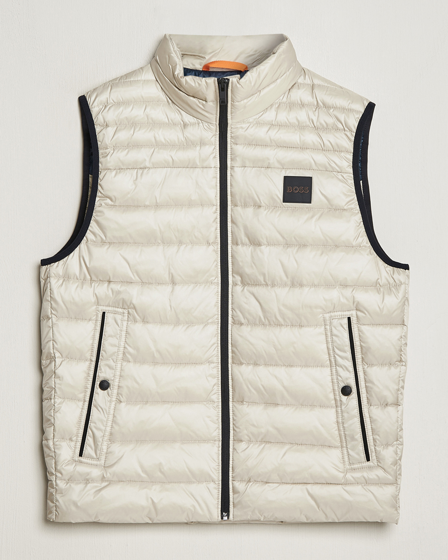 Herr | Jackor | BOSS ORANGE | Odeno1 Down Vest Light Beige