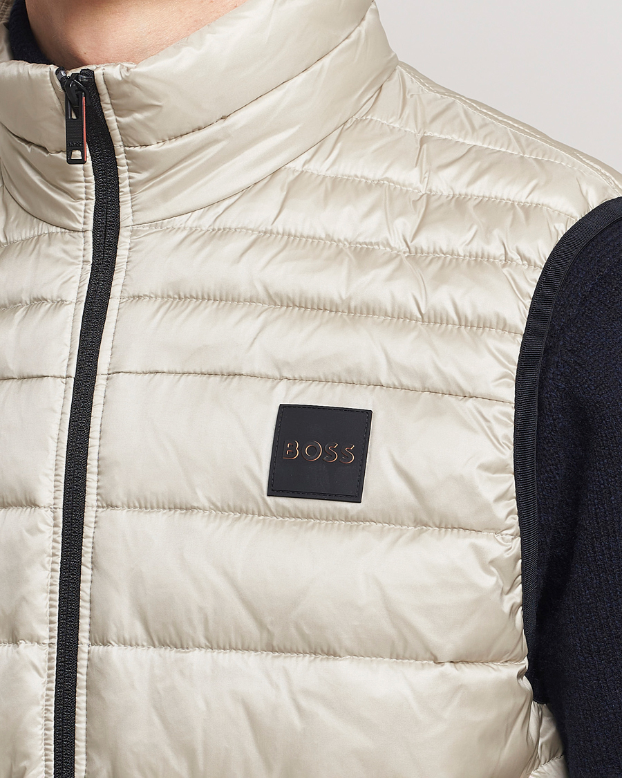 Herr | Jackor | BOSS ORANGE | Odeno1 Down Vest Light Beige