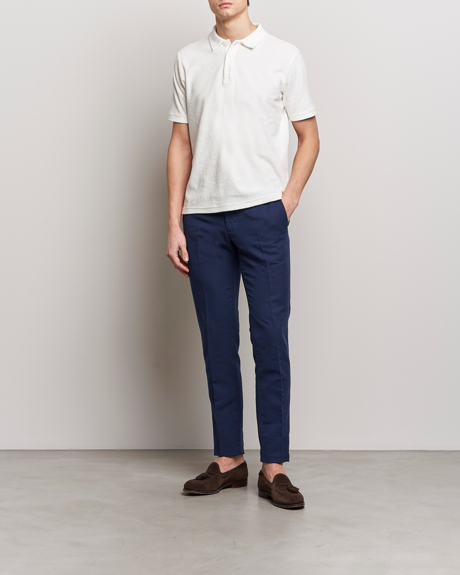 Herr | Pikéer | Zanone | Terry Cotton Polo White