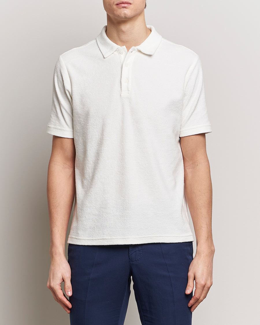 Herr | Italian Department | Zanone | Terry Cotton Polo White