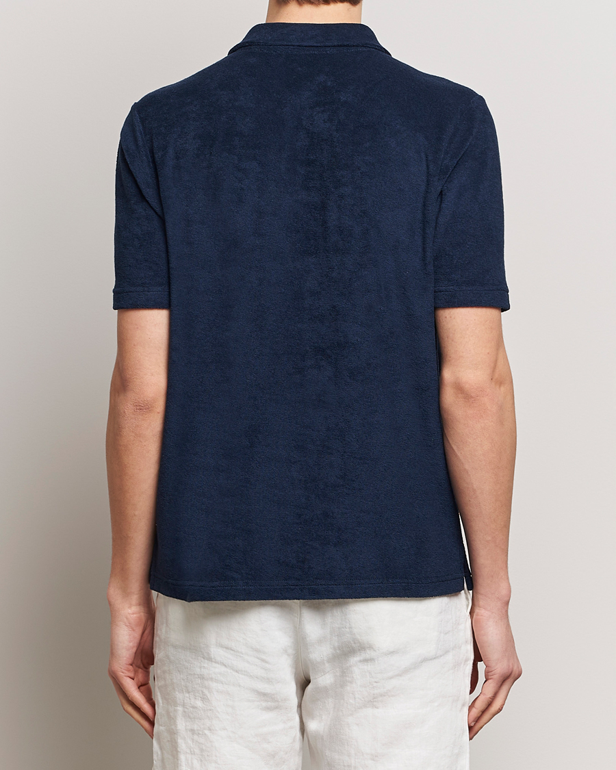 Herr | Pikéer | Zanone | Terry Cotton Polo Navy