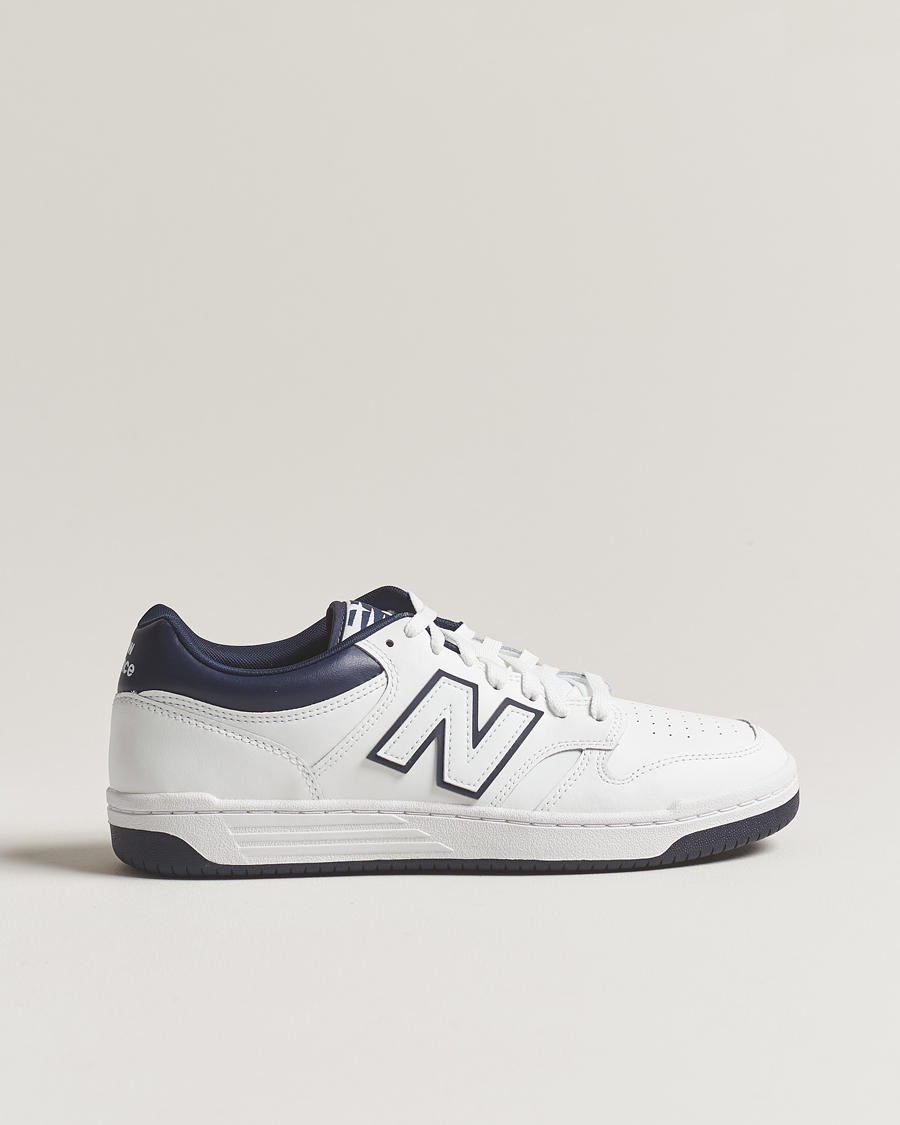 Herr | New Balance 480 Sneakers White/Navy | New Balance | 480 Sneakers White/Navy