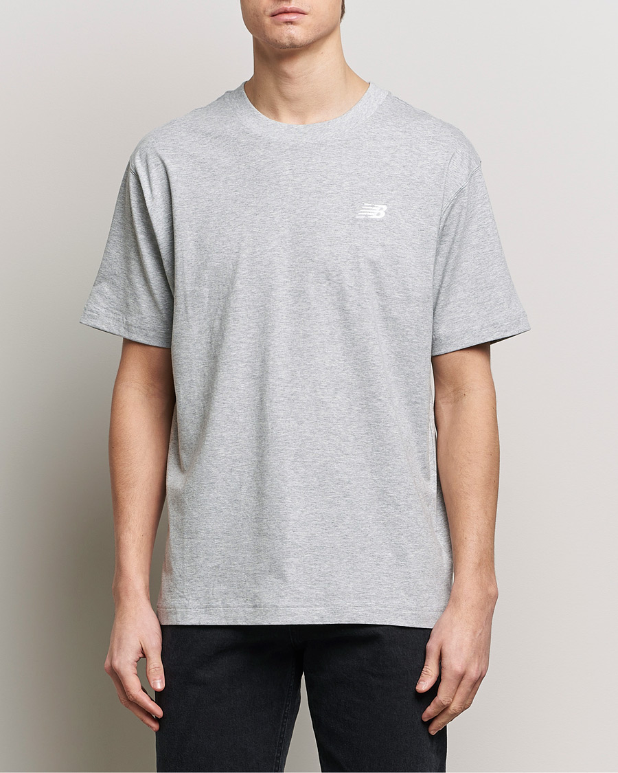 Herr | T-Shirts | New Balance | Essentials Cotton T-Shirt Athletic Grey