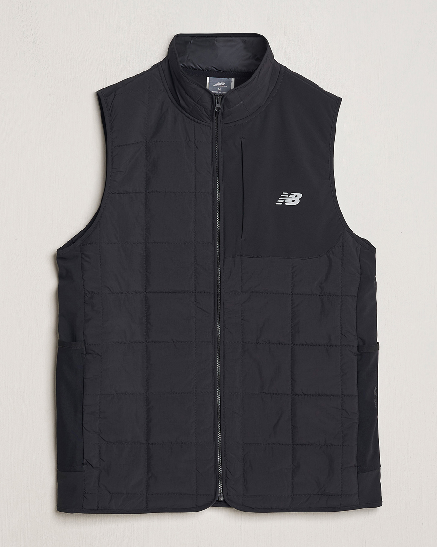 Herr | Jackor | New Balance Running | Athletics Heat Layer Run Vest Black