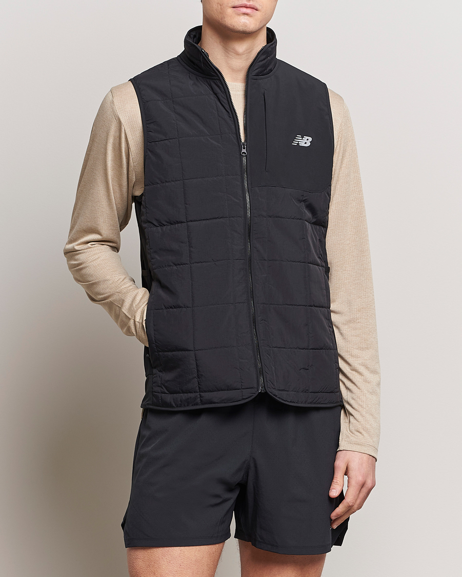 Herr | Jackor | New Balance Running | Athletics Heat Layer Run Vest Black