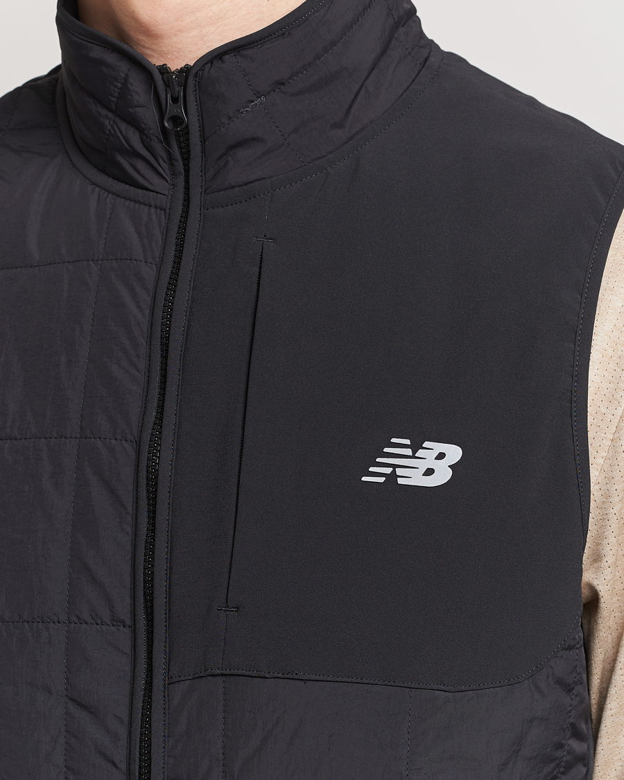 Herr | Jackor | New Balance Running | Athletics Heat Layer Run Vest Black