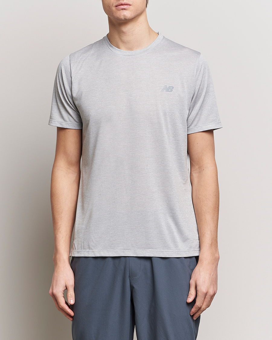 Herr | Active | New Balance Running | Athletics Run T-Shirt Athletic Grey
