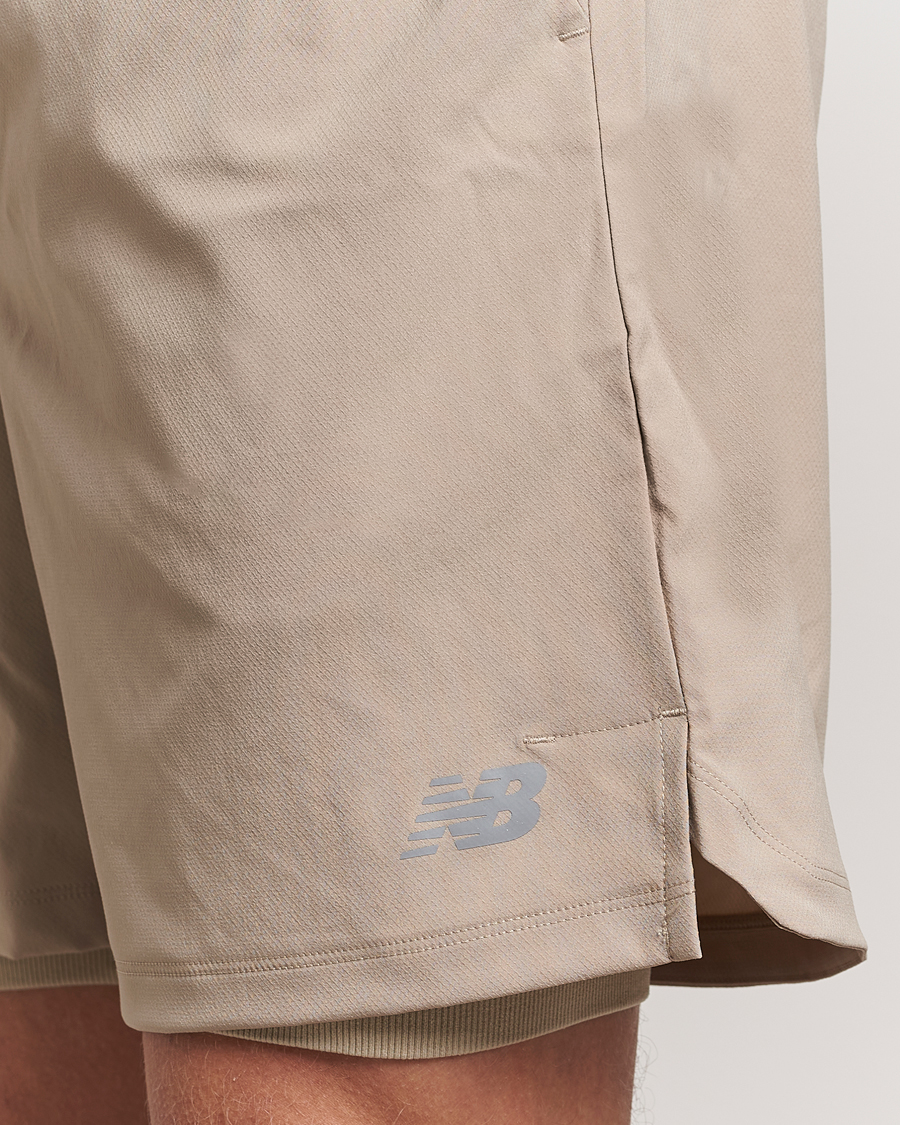 Herr | Shorts | New Balance Running | Seamless Shorts 7 Lined Stoneware