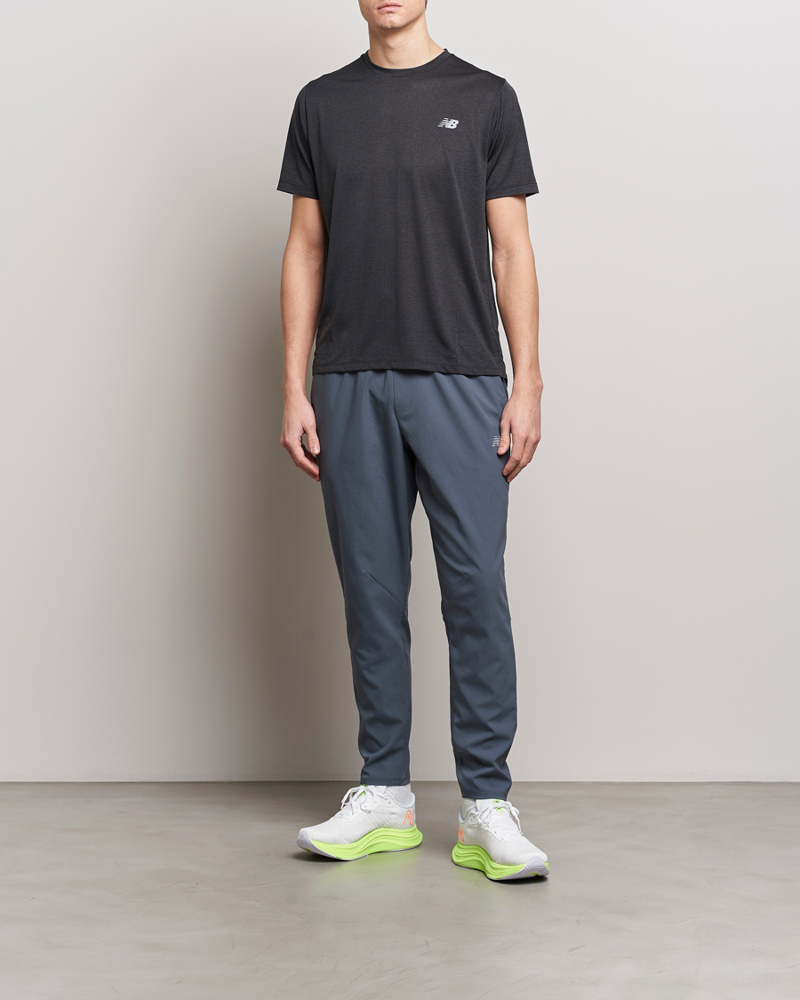 Herr | Byxor | New Balance Running | Stretch Woven Pants Graphite