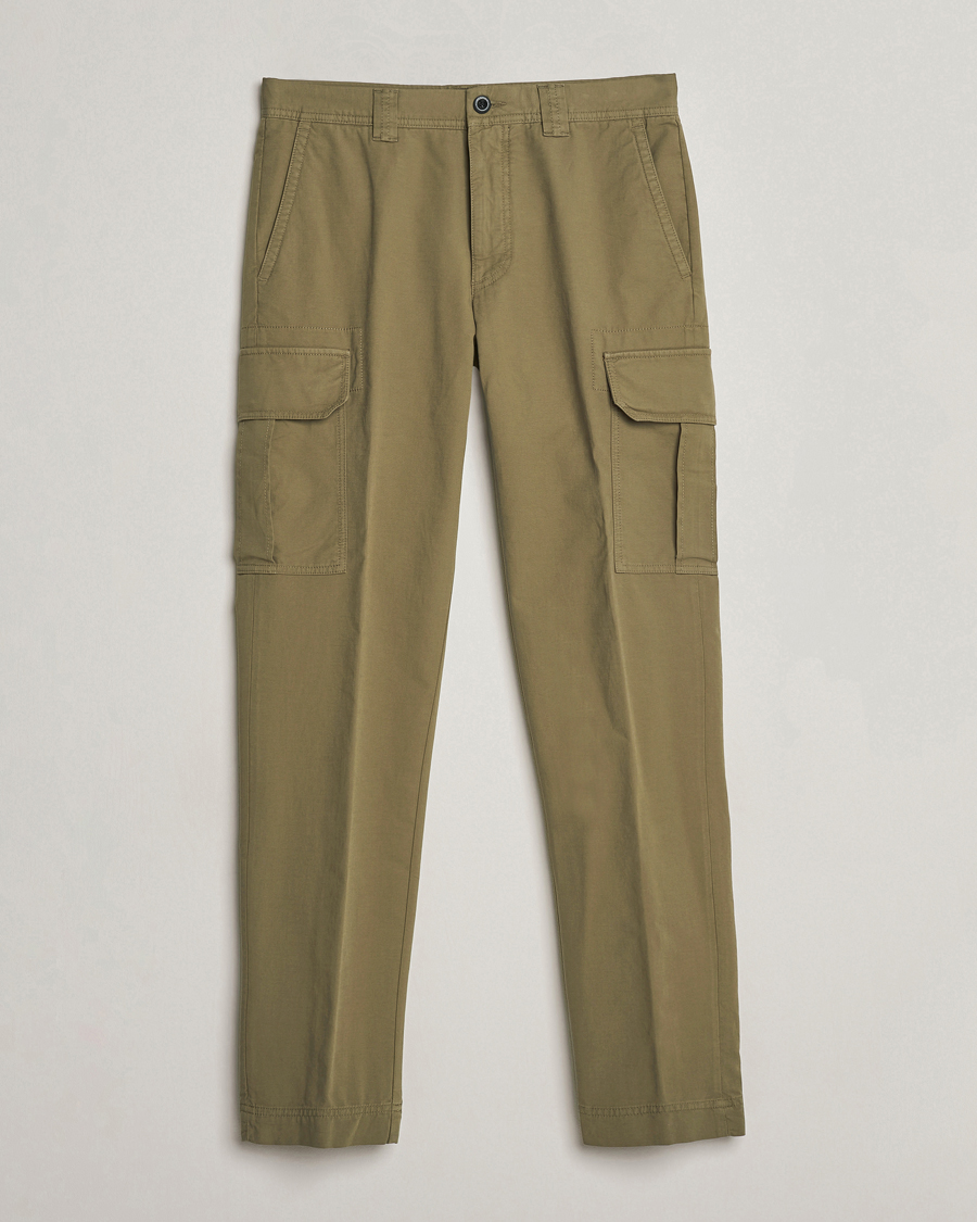 Herr | Byxor | Incotex | Slim Fit Cargo Pants Military Green