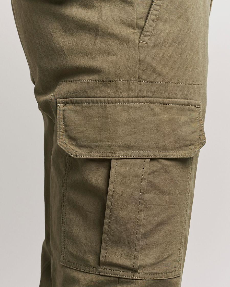 Herr | Byxor | Incotex | Slim Fit Cargo Pants Military Green