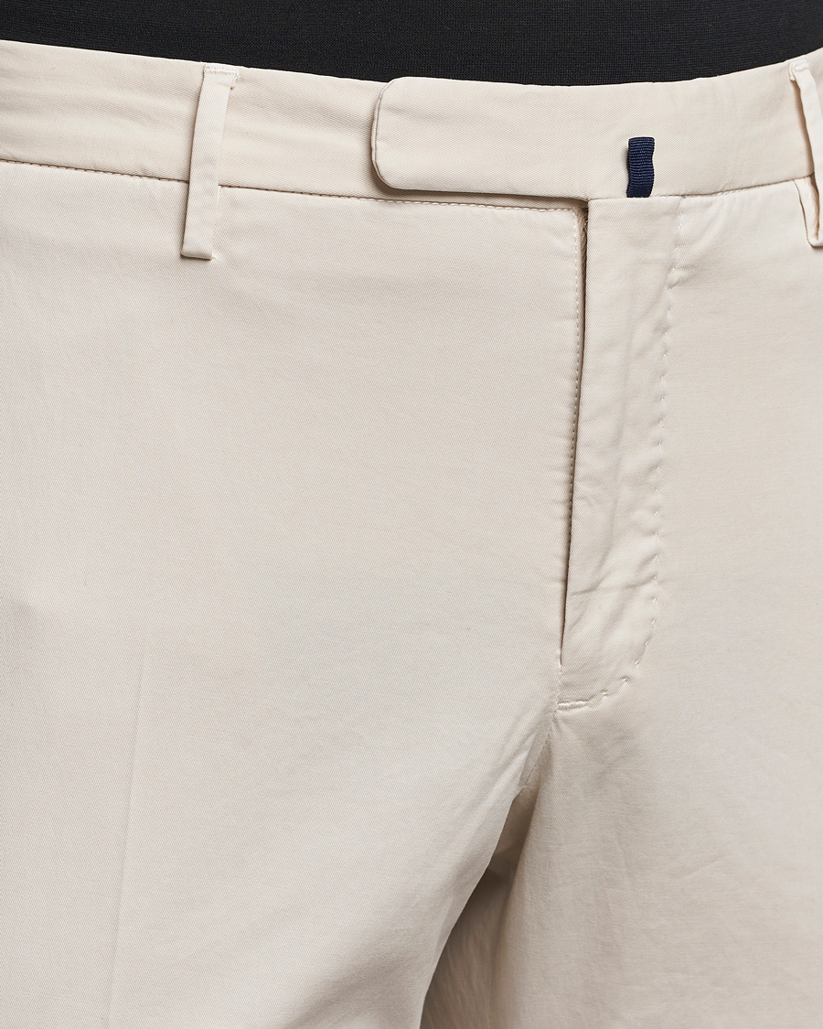 Herr | Byxor | Incotex | Slim Fit Comfort Chinos Off White