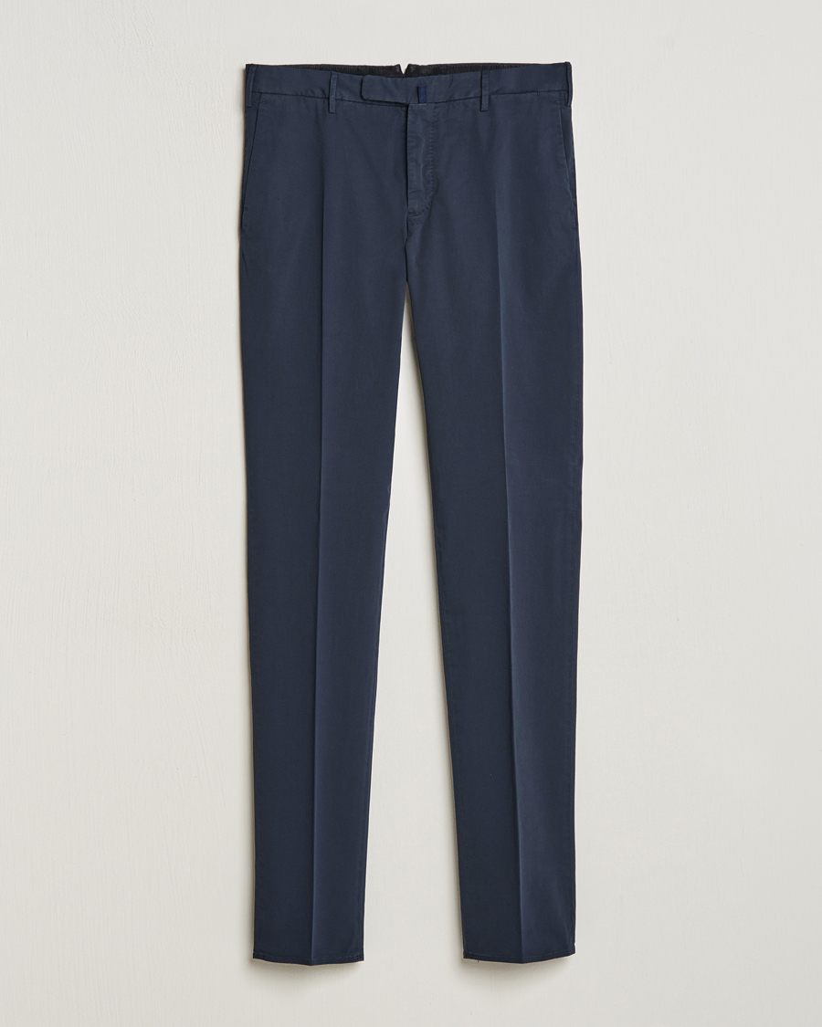 Herr | Byxor | Incotex | Slim Fit Comfort Chinos Navy