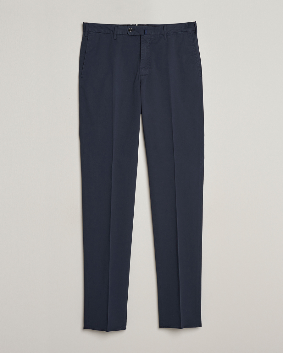 Herr | Byxor | Incotex | Regular Fit Comfort Chinos Navy