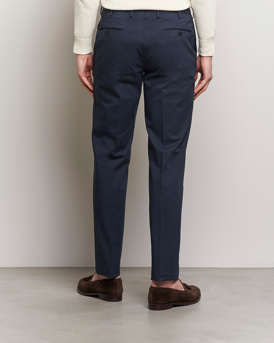 Herr | Byxor | Incotex | Regular Fit Comfort Chinos Navy