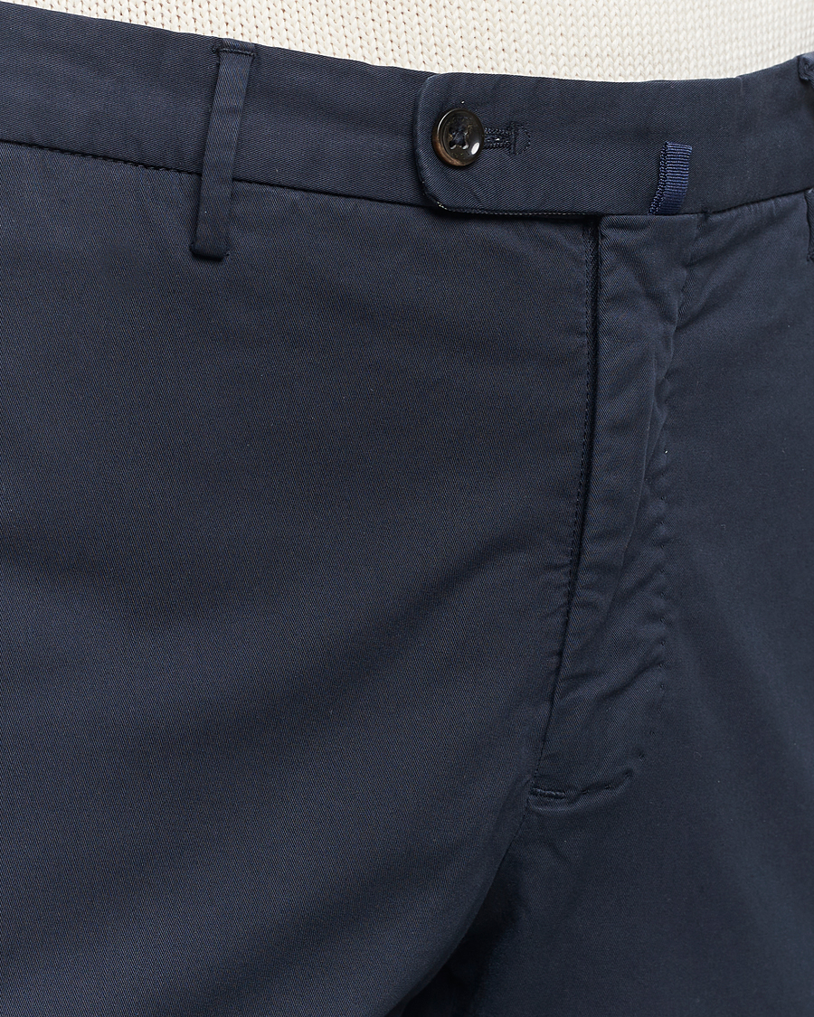 Herr | Byxor | Incotex | Regular Fit Comfort Chinos Navy