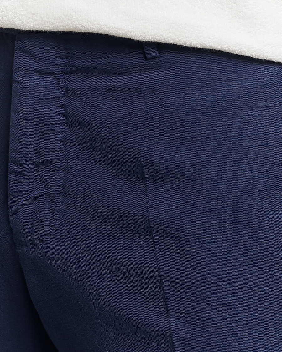 Herr | Byxor | Incotex | Slim Fit Chinolino Trousers Navy