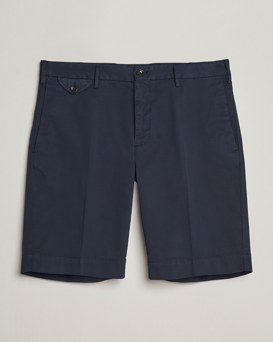 Herr | Shorts | Incotex | Cotton Comfort Shorts Navy
