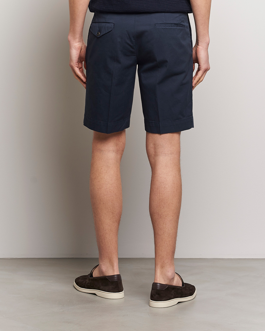 Herr | Shorts | Incotex | Cotton Comfort Shorts Navy