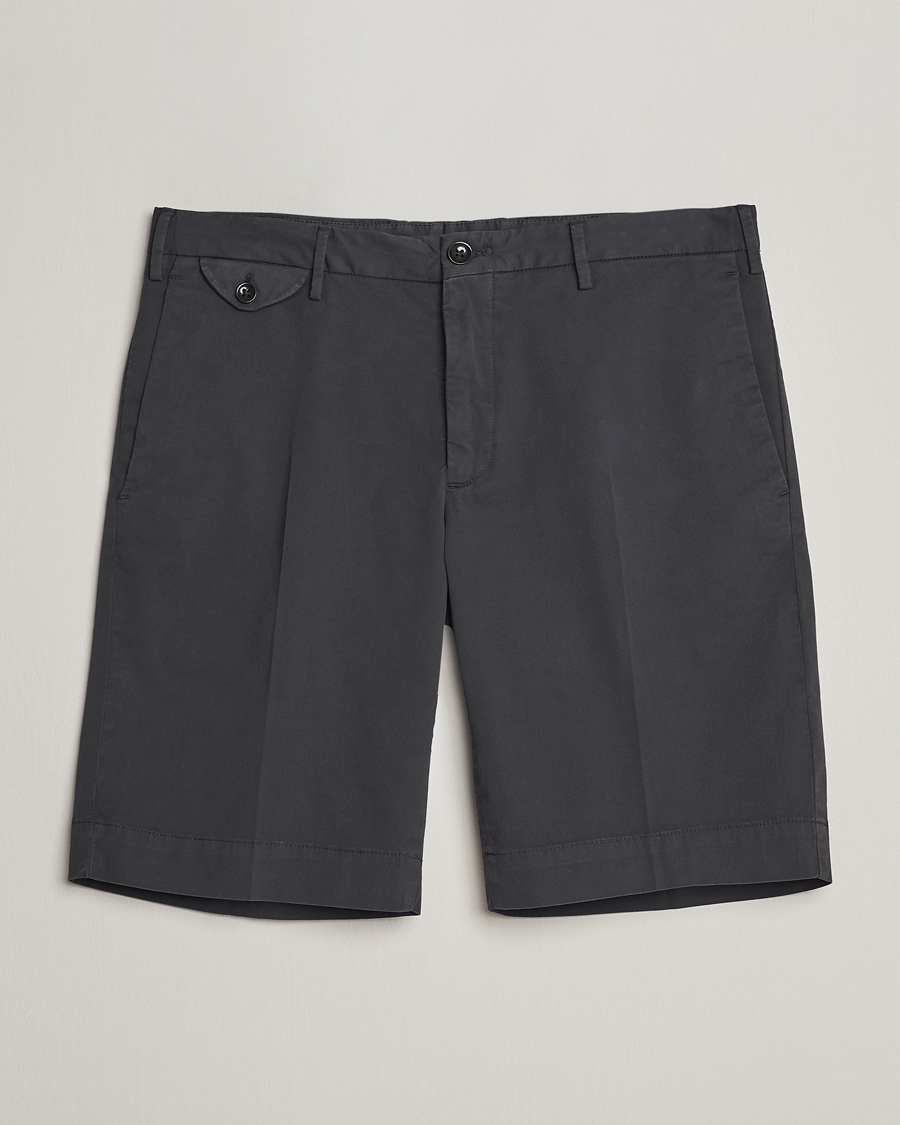 Herr | Shorts | Incotex | Cotton Comfort Shorts Black