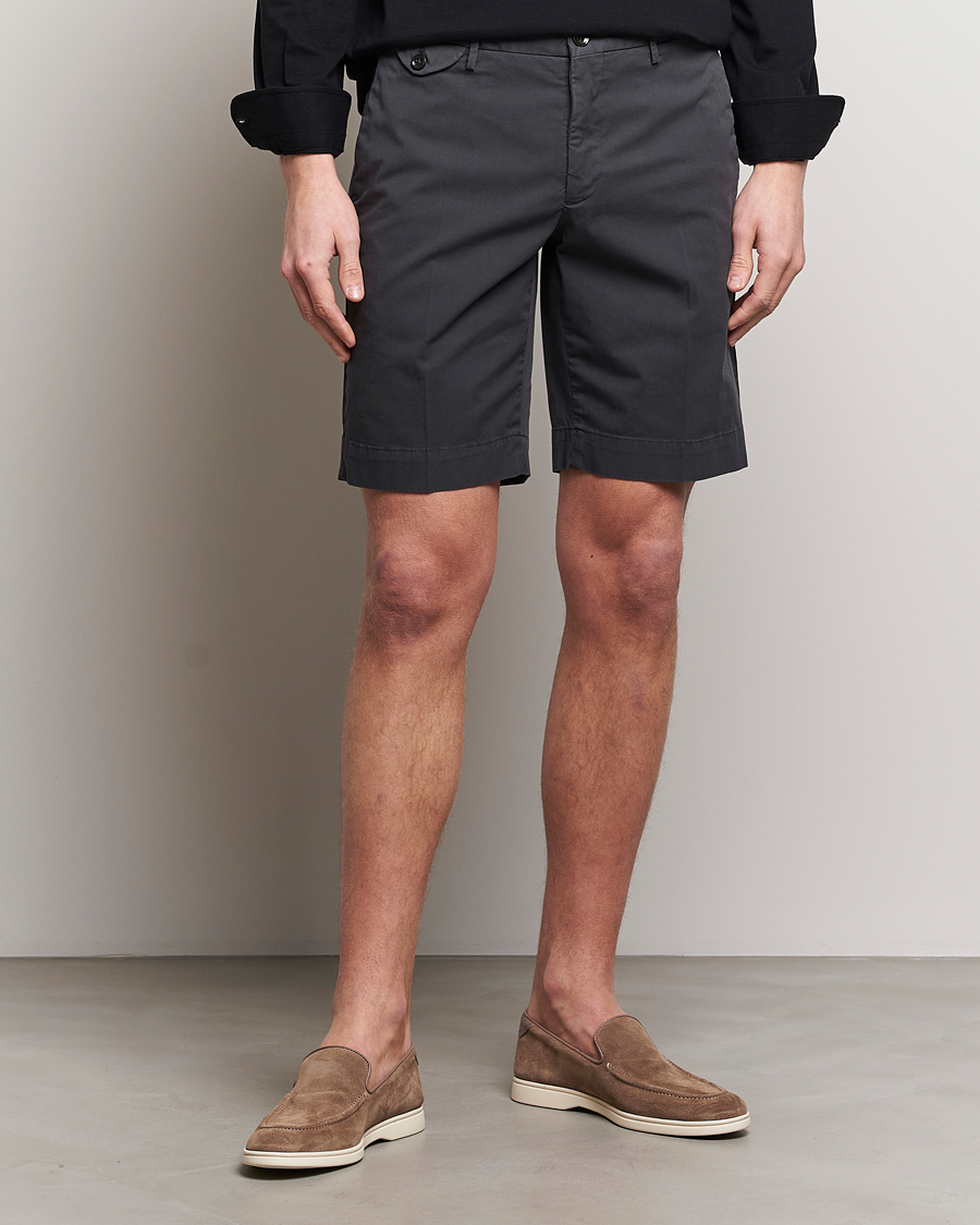 Herr | Incotex | Incotex | Cotton Comfort Shorts Black