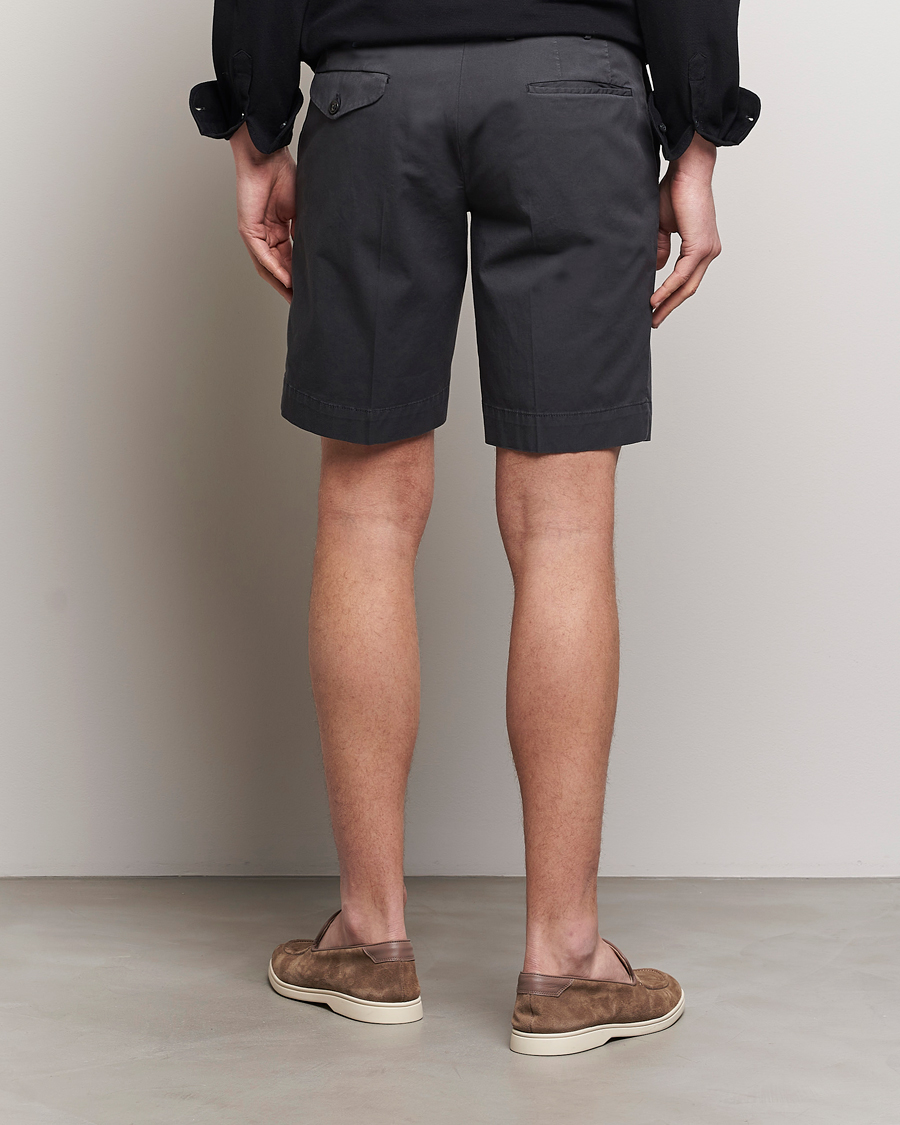 Herr | Shorts | Incotex | Cotton Comfort Shorts Black